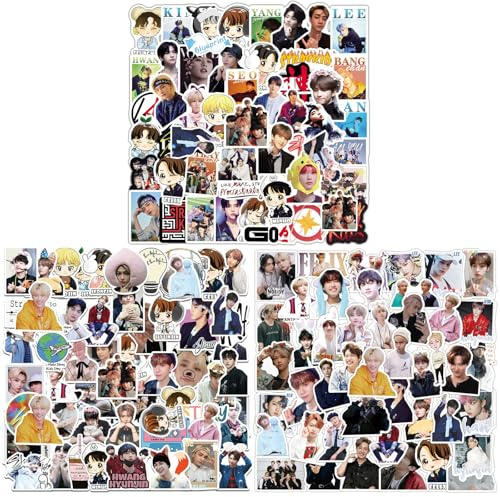 SKids Sticker Set, Kpop Sticker, 150 Stück STAY Aufkleber, SKids Meme Wasserdichte Aufkleber Set, Mini Fotoaufkleber, Geschenk für Fans, für Laptop Helm Fahrrad