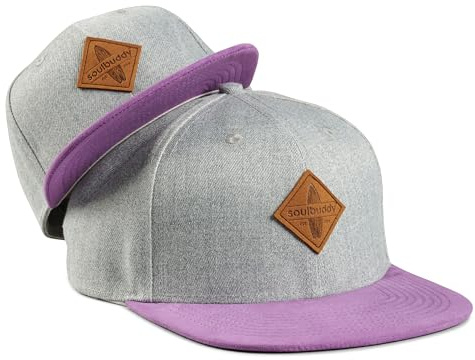 Soulbuddy Vater Sohn Baseball Cap Set – 2er Partnerlook Familie – Herren & Kinder Basecap – tolle Sommer Caps – Snapback Bundle – Papa Geschenk – One Size + 1 Kinder Cap Größe S, M oder L