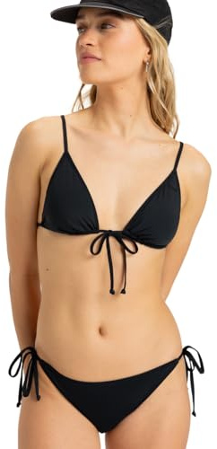 Roxy, Beach Classics Bikini Dos Piezas bajo, Mujer, XS, Anthracite