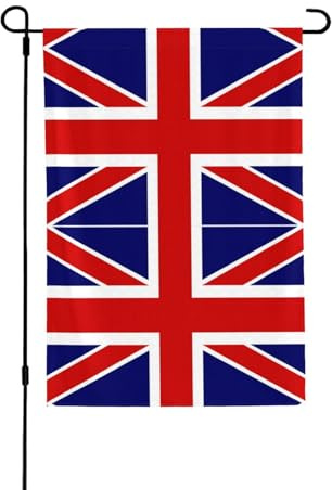 Bandiera inglese double face, resistente, 71,1 x 101,6 cm, per decorazioni stagionali