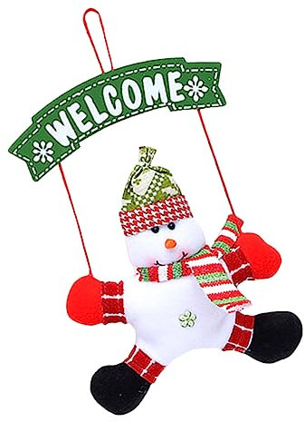 Amosfun Tür Hängeornament Weihnachtsdeko Anhänger Schmuck Dekoration Ornament Hängendes Türdekoration Hänge-dekor Weihnachtsschmuck