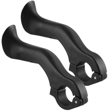 Nicear Extremos de manillar ergonómicos para bicicleta de montaña y carretera, aptos para manillares de 21,8 a 22,2 mm.