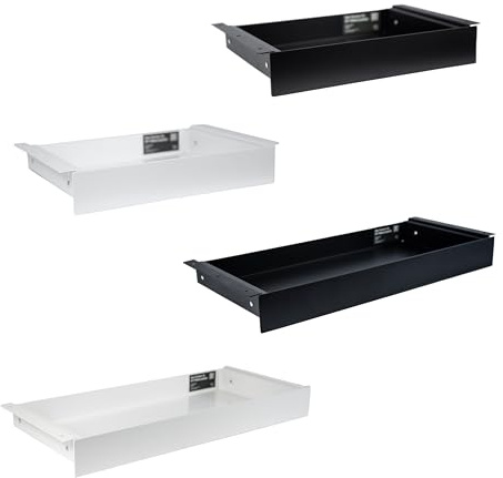 Natural Goods Berlin EXPERT Schublade Metall Schwarz 35 x 25 x 5 cm - Untertisch Schublade