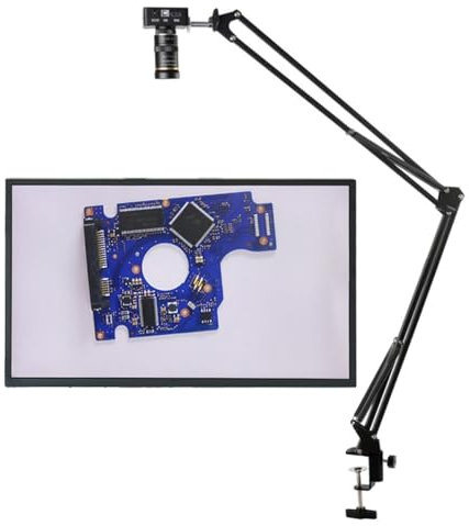 Microscopio 4. 8MP 1080p 2K USB Fotocamera for microscopio video industriale 8-50mm Zoom Lens(48MP HDMI USB)