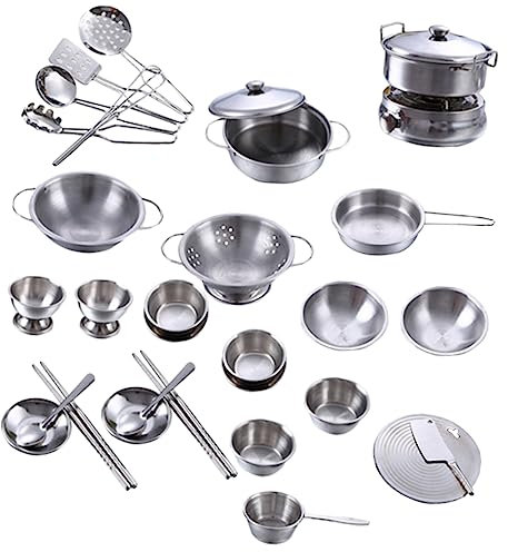 FOYTOKI Mini Kitchen Utensils for Boy Girl Realistic Play Kitchen Toys Enhance Imagination Cognitive Skills with Accessories Cooking Gifts for for for for Boys Girls Fun Pretend Role Play
