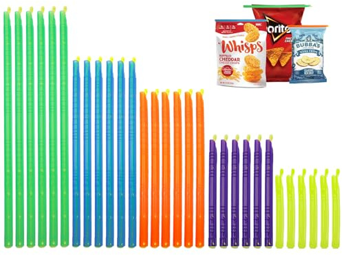 30 Pzs Pinzas Bolsas Alimentos, 28.5/22.5/18.5/12.5/9 cm