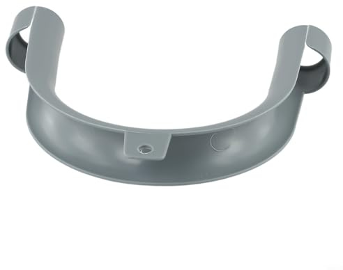 Solaughguy Tubo de gancho de manguera de drenaje para lavadoras y lavavajillas, clip de marco en forma de U para manguera de salida de drenaje, accesorio de plástico gris (1 unidad)