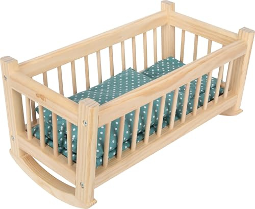 Small Foot Culla per le bambole in legno naturale
