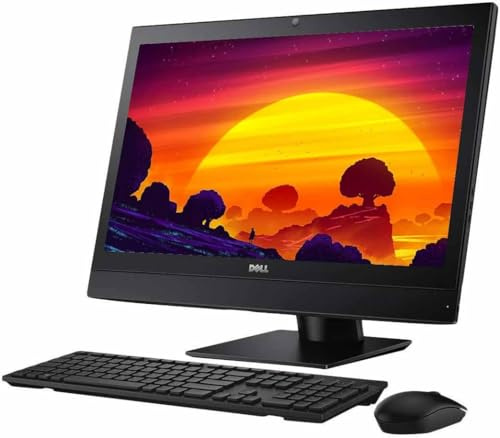Dell OptiPlex 7440 Tout en Un PC de Bureau Win11, 23.8in FHD(1920x1080) AIO PC for Business, i3-6100 Processor, 8 Go de RAM, 256 Go SSD, HDMI, US Clavier QWERTY, Windows 11 Pro (Rénové)