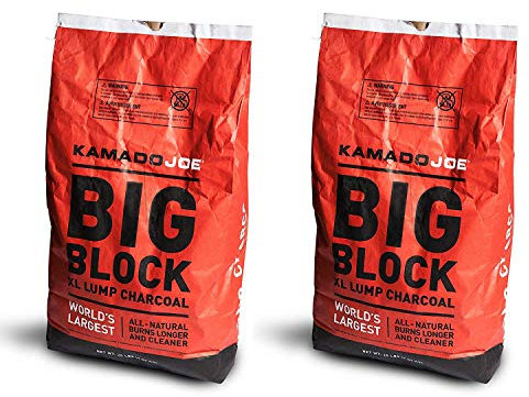 Kamado Joe All-Natural Big Block XL Lump Charcoal, 20 Lb (2 Pack)
