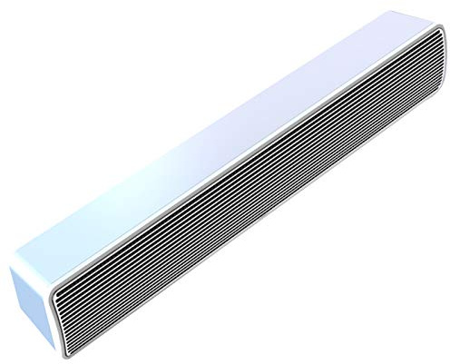 LXLTLB PC Altavoz Barra de Sonido 2.0 Canales para TV, Mini Soundbar Portátil Bluetooth 4.2 (Soporte Conexiones Óptico/RCA/Coaxiales/DSP) Subwoofer Inalámbrico,Blanco