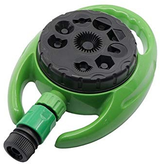 Irrigation de pelouse de sprinkler 9 Motif irrigation par aspersion Jardin Pelouse Agriculture réglable arrosage Pulvérisateur for le jardin Fontaines 1 Set (Color : Green)