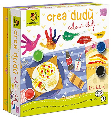 Ludattica - Crea Dudu Colour Chef Set Fingerfarbe, mehrfarbig (XOT-LD21214)