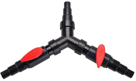 DONGKER 3-Wege-Schlauchverbinder, Y-Verteiler 25/32/38 mm (1 Zoll / 1 Zoll / 1,2 Zoll / 1,5 Zoll) für Teichpumpe Filterbecken