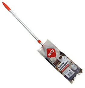 NKS 238040 Plumero, Plumas de Avestruz, Aluminio, Extensible, Largo