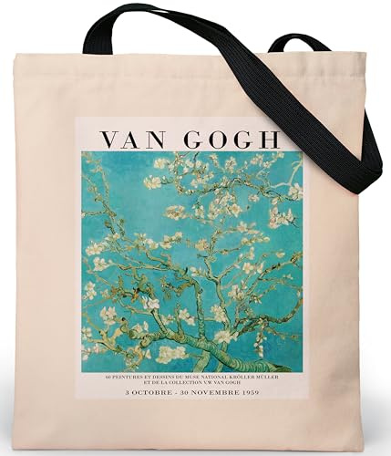 Loxato Tote Bag mit Reißverschluss - Aesthetic Tasche - Samtgewebe Velluto - Stofftasche Damen mit Reißverschluss Groß B37 H42 cm - Jutebeutel Bedruckt - Beuteltasche Damen - Stoffbeutel Aesthetic
