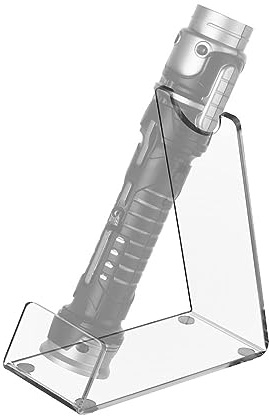 Lichtschwert-Ständer, Tragfähigkeit für mehrere Lichtschwerter, Stabiler Acryl Halter mit rutschfester Unterseite, Transparentes Design für elegante Präsentation, Acryl Material