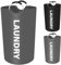 Cestos Ropa Sucia，Mezzar 90L Cesto Ropa Plegable, Oxford Duradera Cubo Ropa Cesto Colada de Lavandería con Mango Para Ropa, Mantas, Sábanas (Gris)
