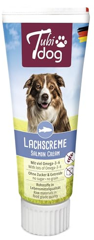 Hansepet 3 x Tubi Dog Lachscreme in der Tube 75g im 3er Set