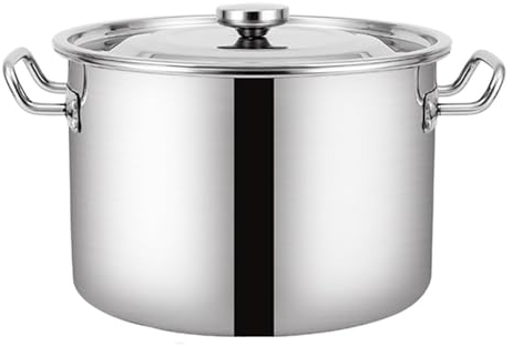 Suppentopf, dicker Suppentopf aus Edelstahl mit passendem Deckel, for Catering-Snack-Restaurants, gewerblich/zu Hause (8–84 l)(Size:8L)