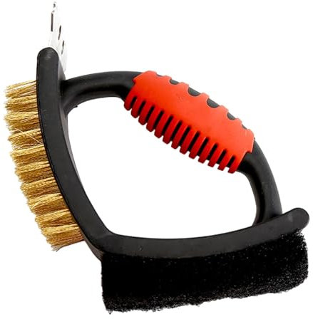 de limpieza para barbacoa, para barbacoa exterior, rasqueta multifuncional, ergonómico para barbacoa, de alto rendimiento para camping y limpieza de barbacoa