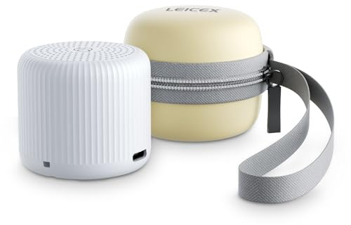 LEICEX Portable Sound Machine + Travel Case, Mini White Noise Machine for Sleeping & Travel Case
