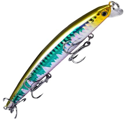 Jerk Bait,Kunstköder Hartköder - Tragbarer Wobbler Sinkender Swimbait Für Salzwasser Süßwasser Bass Forelle Zander Wels Fliegenfischen Zubehör