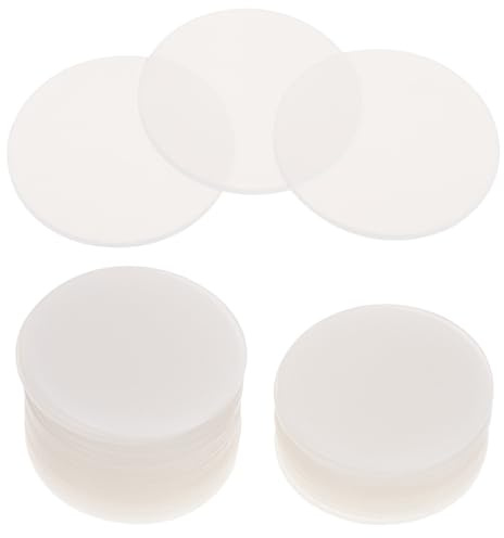 Healeved Transparente Acrylscheiben Rund 30 Stück 2mm Starke Acrylglasplatten 5cm Durchmesser für Malerei und Selbstgemacht Handwerk