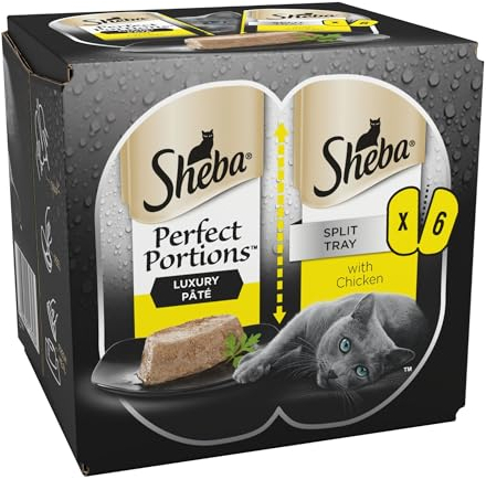 Sheba Portions with Chicken in Loaf 3x(2x37.5g) Packing May Vary