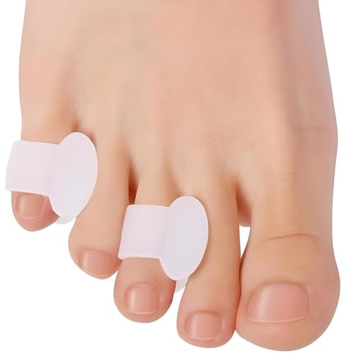 Separatore Dita Piedi Mignolo Silicone, 4 Pezzi Separatori Distanziatori Mignolo, Divaricatore Per Le Dita Dei Piedi, Proteggi Mignolo, Per Evitare Sfregamenti E Alleviare La Pressione