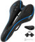 OUXI Fahrradsattel, Gel Fahrrad Sattel Bequemer Hohl Ergonomisch Fahrradsitz Tourensattel Geeignet für Herren Damen MTB Rennrad Mountainbike Heimtrainer City Dirt E Bike (Blau)