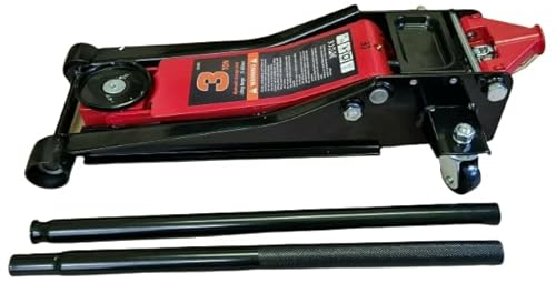 3 Ton 75mm Ultra Low Profile Trolley Jack Fast Lift Heavy Duty Steel. Garage Vehicle Car Floor Lifting