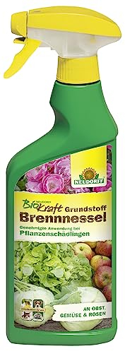 Neudorff BioKraft Grundstoff Brennnessel – Anwendungsfertiges Spray zur Abwehr von Schädlingen an Obst, Gemüse und Zierpflanzen, 500 ml