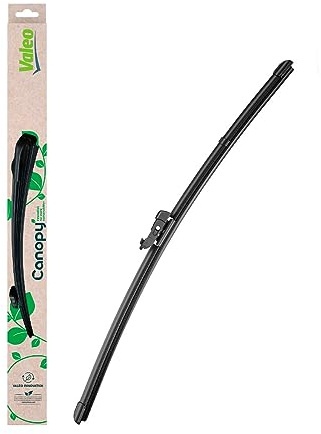 VALEO Canopy - CAN61 - Escobilla Limpiaparabrisas Plana Hecha Con Materiales Naturales Y Reciclados De Longitud: 550mm (Paquete x1) - Limpiaparabrisas Frontal - 583961