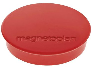 magnetoplan | Magnet DISCOFIX STANDARD | Ø 30 mm | VE 80 Stk | rot