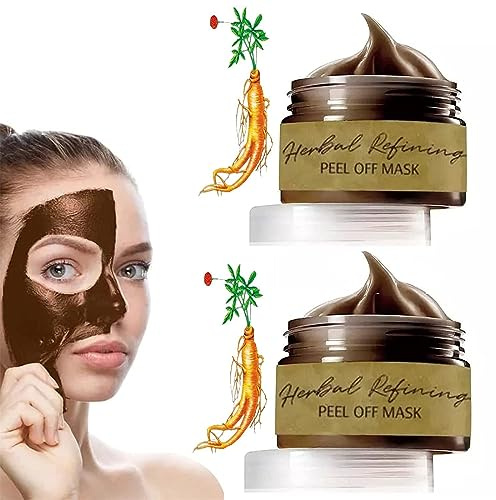 2PCS Takoerw Peel Off Mask,Takoerw Pro-Herbal Refining Peel-Off Facial Mask, Cleansing Blackhead Remover Masks,Peel Off Face Mask,Deep Cleansing Mask,Tearing Pores Shrink Skin Care