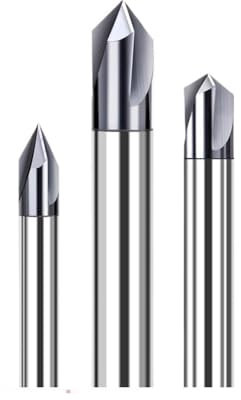 Fasenfräser Hartmetall-Anfasfräsen 50 70 80 100 110 130 140 150 Grad Endfräsen Aluminium-Maschinengravurwerkzeuge(D10xR50x75Lx3F)