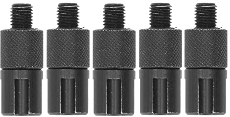 HERCHR Angeln Schnellverschluss-Adapter, 5 Stück Karpfenrute Pod Bank Sticks Anschluss Angelruten-Stützhalter Für Bissanzeiger