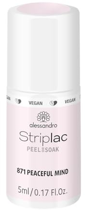alessandro Striplac Peel or Soak - EMOTIONS - PEACEFUL MIND - VEGAN - LED-Nagellack in Gelb - Für perfekte Nägel in 15 Minuten, 5ml
