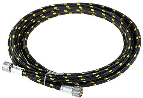 GEERYZHE Airbrush Hose, Airbrush Accessories 1.8m / 5.9ft, Rubber + Nylon 10 Foot Hose with Superb Flexibility Compatible with Many Spray Guns