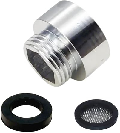 Reduzierstück Adapter in Chrom – 3/4 Zoll Innengewinde auf 1/2 Zoll Außengewinde, Verchromtes Messing, Inklusive Hochwertiger Dichtung, Ideal für Brauseschläuche und Wasserinstallationen