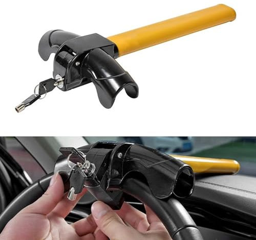LGPBHSH Lenkradschloss für Auto, Auto Lenkradkralle Fahrzeugsicherheit Schutz Sicherheitsschloss, Kompatibel mit FORTHING SX6 T5 T1EV T5L X5 JOYEAR XV,Type A