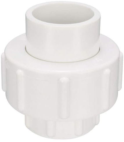 TA-VIGOR 1Pcs 32mm PVC Pipe Fitting, Solvent Socket Union Quick Connectors for Plumbing Systems, Aquarium Water Pipes, Fish Tanks and Garden Pond Installations, White