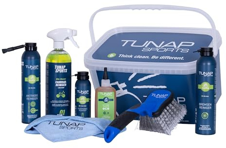 TUNAP SPORTS Mountainbike-Set, Komplettpflege für anspruchsvolle Trails | Schutz & Schmierung für maximale Performance, Robuste Produkte für harte Bedingungen, Made in Germany