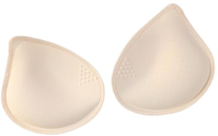 osiuujkw BH-inlägg erbjuder push up-material, tjock delad vattendroppsform, ersättningsvaddering för sport-BH:ar, yogatoppar, BH-vaddering, baddräktstillbehör, bröstförstärkare, hudfärg, 3 cm tjock
