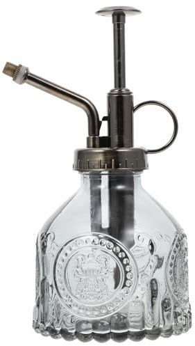 Veemoon Glas Sprühflasche für Pflanzen Vintage mit Präzisem Wasserstrahl Handlicher Griff Geeignet für Zimmer und Gartenpflanzen Bonsai Hängepflanzen