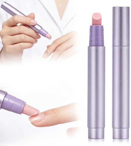 Lot De 2 Stylos Dissolvants pour Cuticules, Stylo Soin des Ongles 3 En 1, Stylo Huile Hydratante pour Ongles, Stylo Huile pour Cuticules, Convient pour Réparer Les Ongles Secs et abîmés