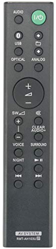 ALLIMITY RMT-AH103U Télécommande Fit for Sony AV System HT-CT80 SA-CT80 | HTCT80 SACT80 RMTAH103U
