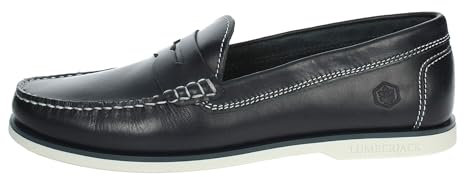 Lumberjack Navigator Scarpe da Barca, Uomo, Blu (Navy Blue/White M0159), 40 EU (6.5 UK)