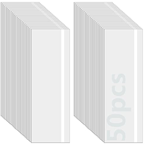 GeeRic Lot de 50 Autocollants pour pièges à Mouches de fenêtre, pièges à Mouches Collants pour l'intérieur, piège à Mouches Transparent pour Mouches domestiques étanches